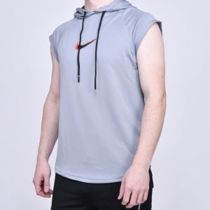 Футболка с капюшоном Nike Grey